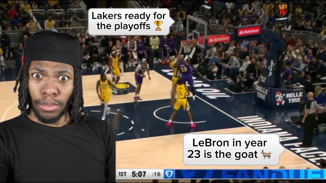 LEBRON THE GOAT DEBATE OVER!! LOS ANGELES LAKERS VS INDIANA PACERS ...