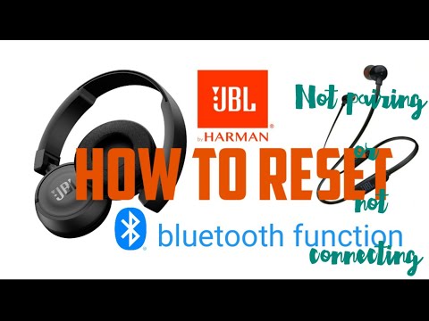 How To Reset Bluetooth Functions  All Jbl Headphones