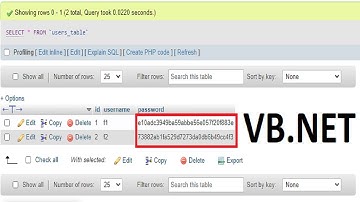 Programming in Visual Basic.NET:  Insert encrypt password  into  MySQL table database in VB.NET