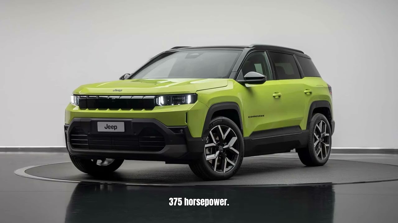 Jeep Compass 2026: Компактный внедорожник нового поколения со стандартным турбодвигателем мощност...