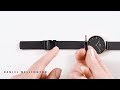 How to adjust your Ashfield strap - Daniel Wellington