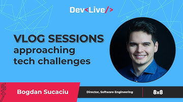 DevLive Interview with Bogdan Sucaciu, Director of Software Development at 8x8  DevTalks Cluj-Napoca