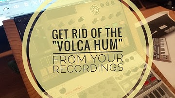 Remove that "static/hum" sound from Volca Recordings with Reaper