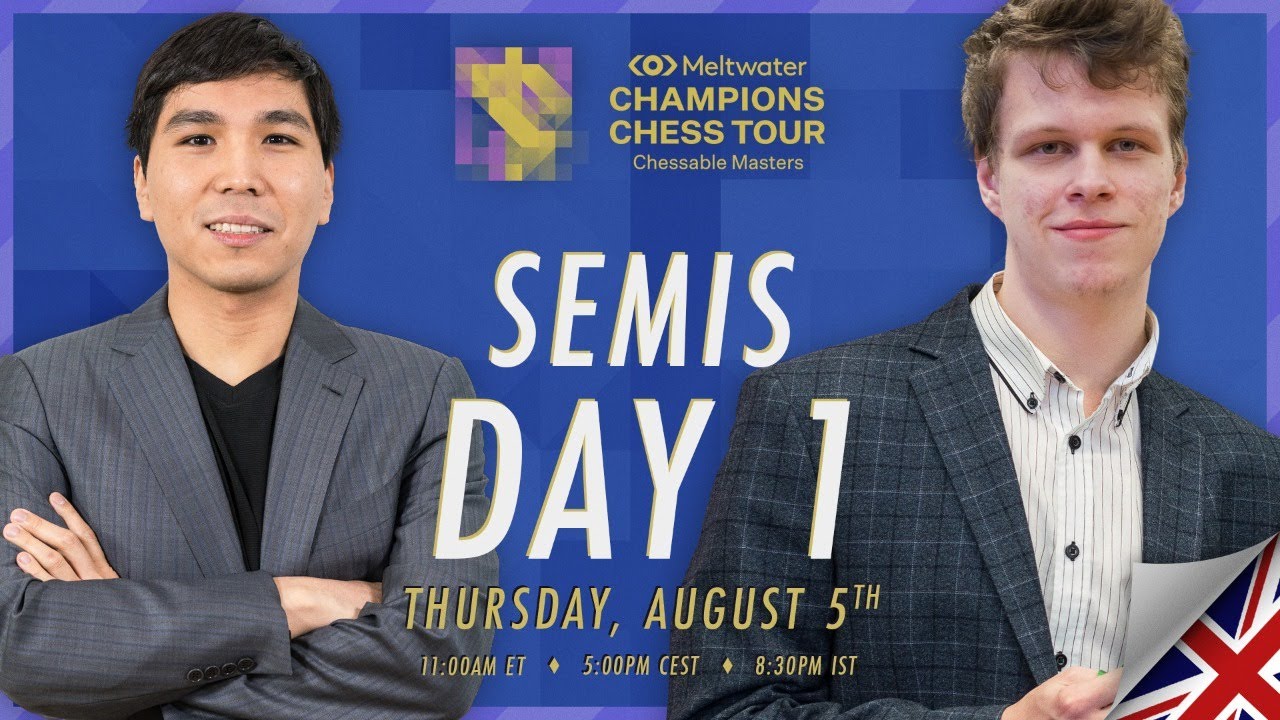 Champions Chess Tour: Chessable Masters, Day 1