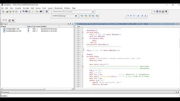 Curso VHDL.V67. Testbench y simulación del contador binario, sincrónico, bidireccional.