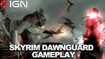 Skyrim DLC: Dawnguard Gameplay - Vampires in Town