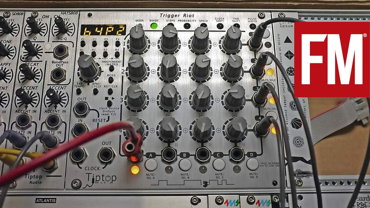 Monthly Modular: Beat making with the Tiptop Audio Trigger Riot