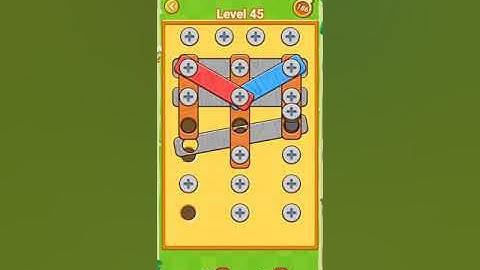 Funny Screw Difficult Level 45 | GAME Walkthrough