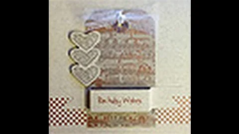 Marion Emberson demonstrates uses embossing powder...