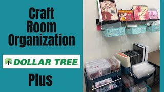 SMALL CRAFT ROOM ORGANIZATION HACKS - MUST SEE DOLLAR TREE FINDS, Use Vertical Space