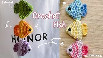 No-Sew Crochet Fish Keychain | Easy Crochet Tutorial For Beginners | Móc Con Cá | Po Handmade