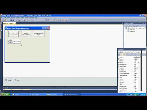 How to make visual basic 10 Mouse Recorder.avi
