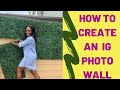 Instagram Worthy Grass Wall DIY | Patio Makeover