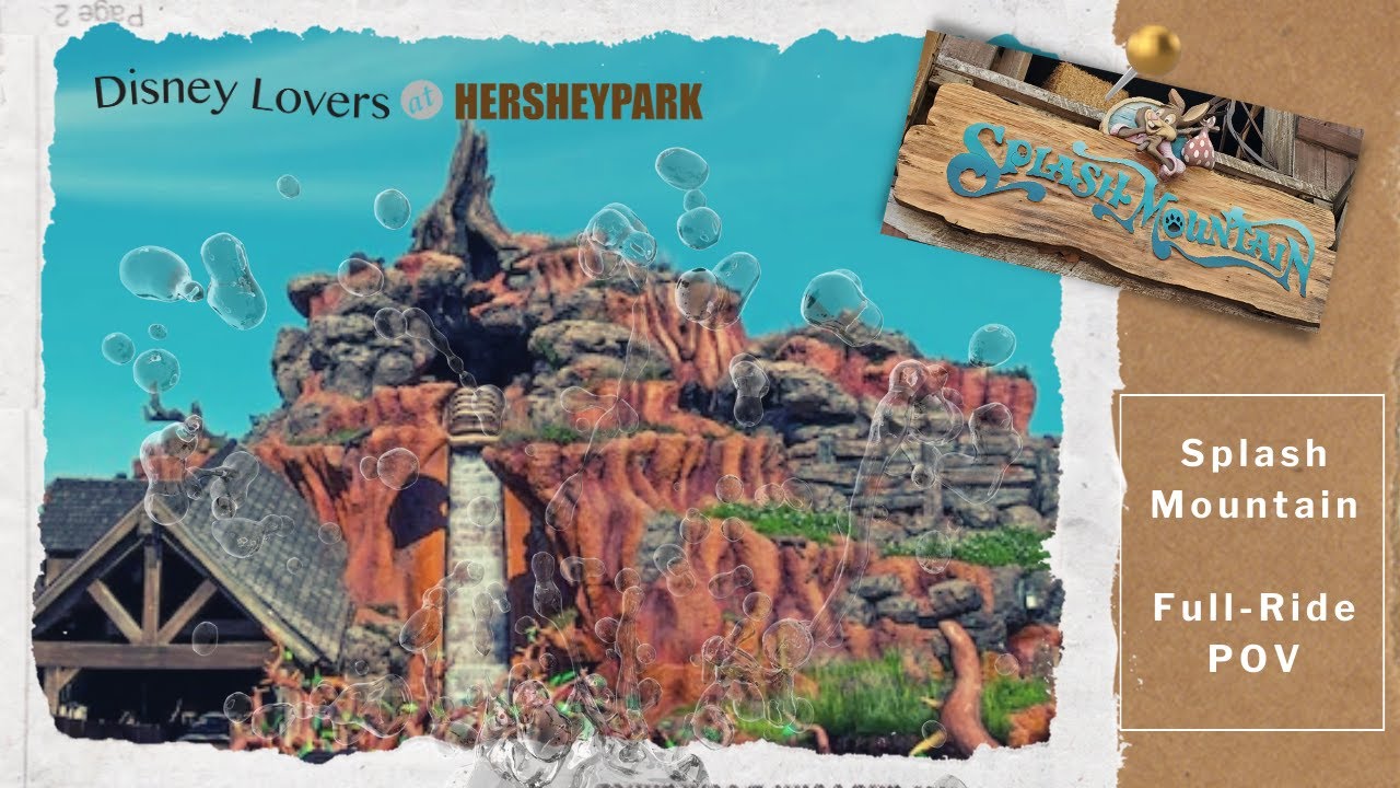 Splash Mountain Full Ride POV YouTube