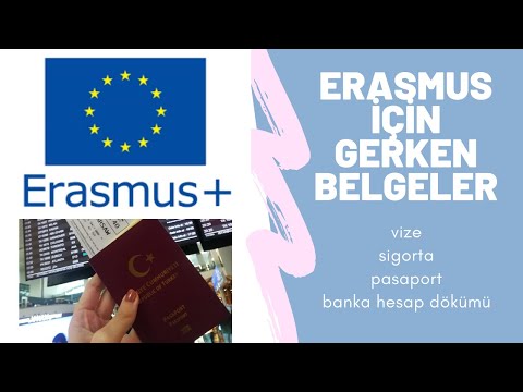 #ERASMUS | EVRAK İŞLEMLERİ: vize, pasaport, hibe, learning agreement