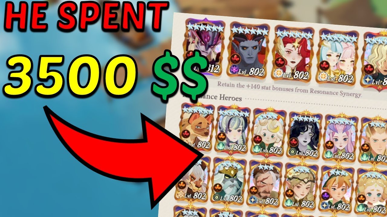HE SPENT 3500 DOLLARS! IS HIS ACCOUNT ANY GOOD OR WAS IT WASTED!? - AFK ...