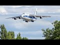 (4K) Plane spotting day at Liège airport - 747, AN-124, F-16, 777, BAe-146 & 757