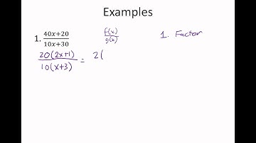 Adv. Alg. Chapter 8.4: Simplifying Rational Expressions