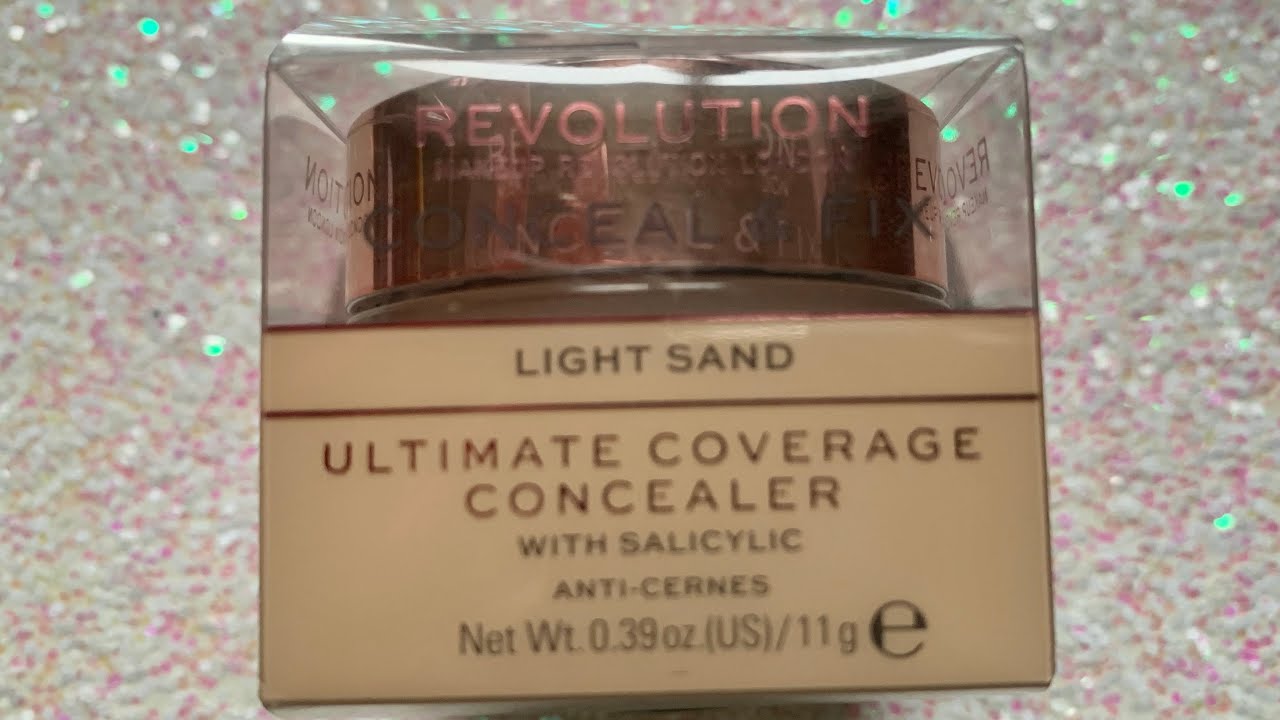 Makeup Revolution Conceal & Fix Ultimate Coverage Concealer review first impression over 40 makeup