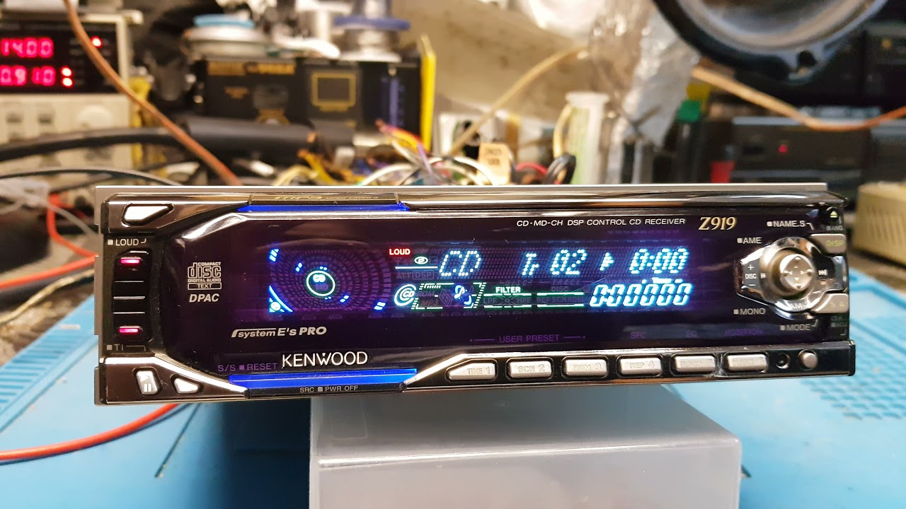 Kenwood Z919 CD reading error - YouTube