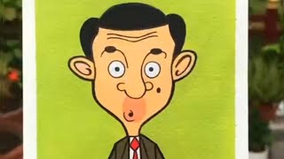 Mr Bean Mini Painting Art And Craft Diy Lifehacks Home Decor Ideas