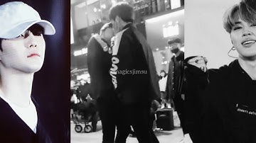Jimin and Yoongi kiss [FAKE]
