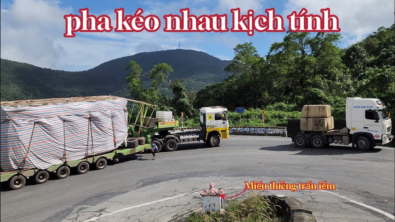 CẢNH TƯƠNG HIẾM GẶP | HAI XE KÉO NHAU ĐƯA MÁY BIẾN ÁP NẶNG HÀNG TRĂM TẤN QUA ĐÈO
