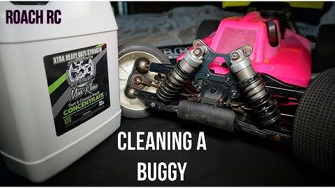 Cleaning an RC Nitro Buggy (Sponsored By Cow RC)