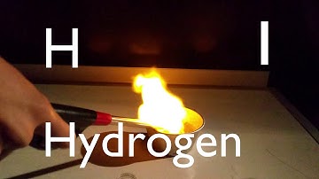 Make Hydrogen Gas and then Burn it -(A very flammable gas)