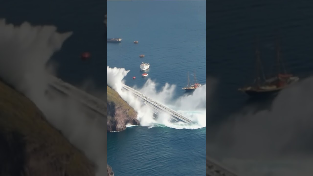Sea Diamond🚢 Sinks After Crashing into Cliff⛰️#shipsinking #cruiselife