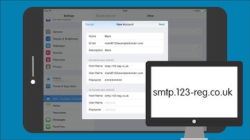 How to set up email on an iPad | 123-reg Support