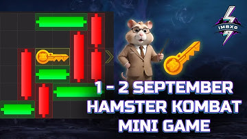 1- 2 SEPTEMBER Hamster Kombat KEY Puzzle Solved in mini game