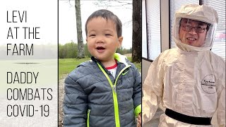 Korean Adoption Story - Episode 6 - Levi At The Farm / Daddy Combats Covid 19  한국 입양