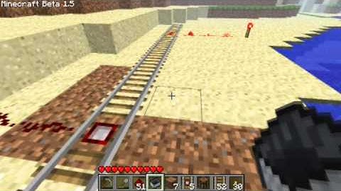 Minecraft Beta 1.5 Detector rail