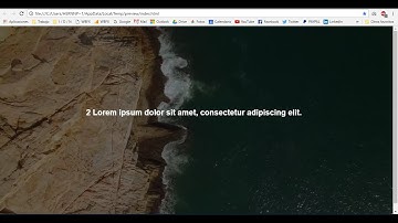 WYSIWYG Web Builder. How to add background video with overlay on our website. (Spanish)