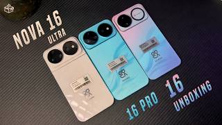 Huawei Nova 16, 16 Pro & 16 Ultra Unboxing - Hands on & First Impressions!