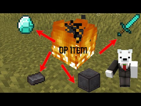 Minecraft, But Fire Drops OP Items…