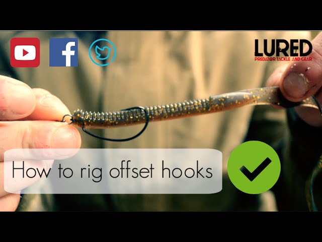 Weedless Episode 1: Rigging offset hook on bait - Learn how to rig