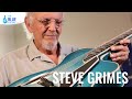 Luthier steve grimes is reunited with the jazz laureate archtop guitar  the blue guitar collection