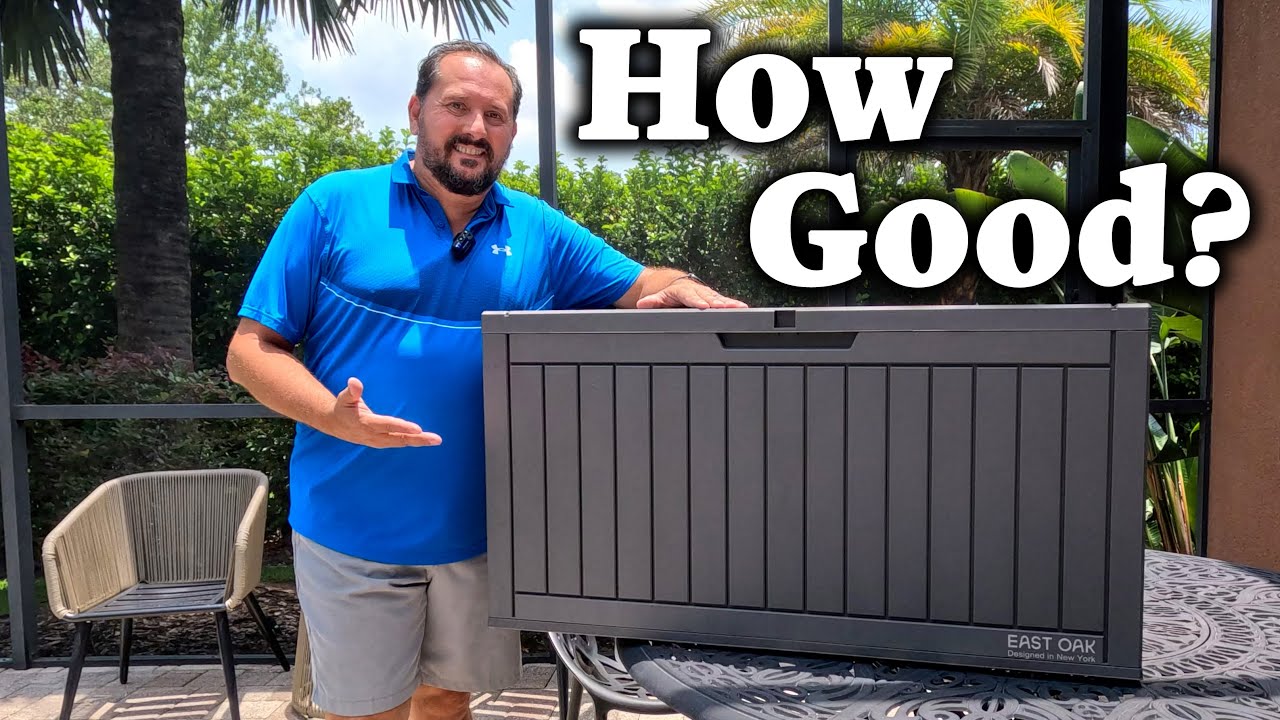 Reviewed: EAST OAK 60 Gallon Deck Box - YouTube