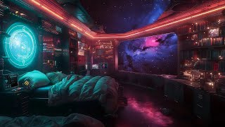 Lost in the Cosmic Sea | Deep Space Ambient with Brown Noise 10 Hrs | Sleeping, Relaxing