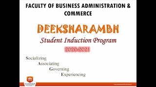 Induction Program BBA & B Com 2020