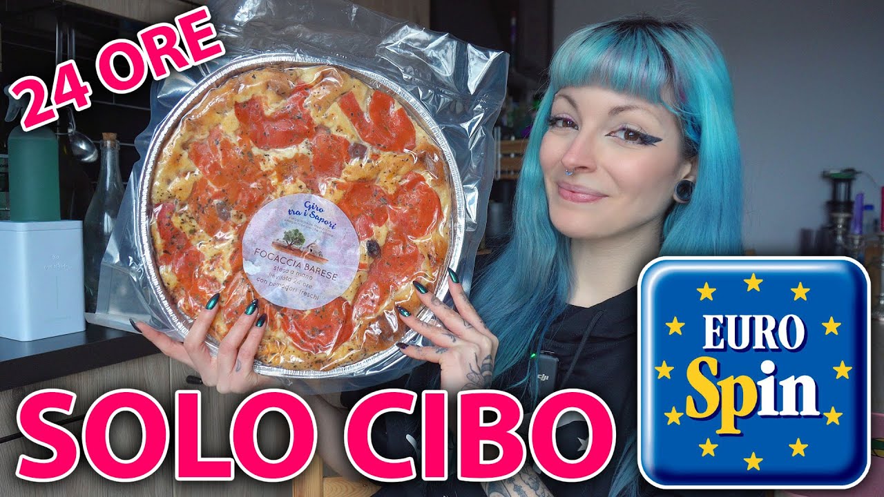MANGIO SOLO CIBO DELL'EUROSPIN PER 24 ORE!