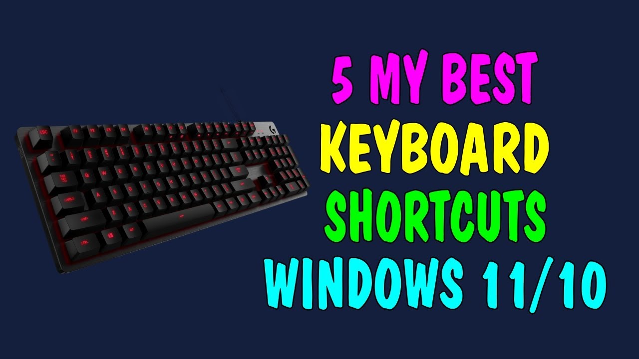 5 Best Keyboard Shortcuts Saya Pada Windows 11 dan 10 - YouTube