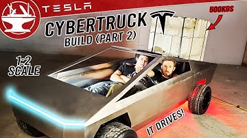 CYBERTRUCK BUILD (Part 2/5: We Crashed It!)