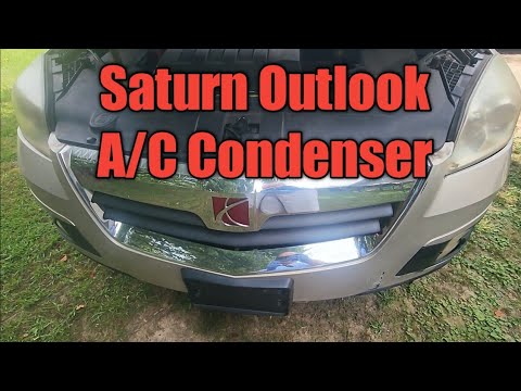 2008 Saturn Outlook A/C Condenser Removal and Install