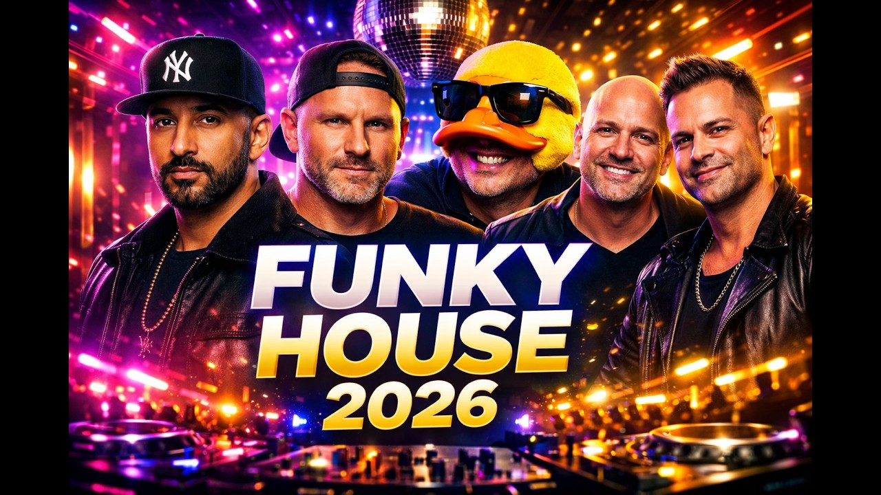 Funky House Anthems 2026 🪩 Disco Grooves & Feel-Good Club Energy DJ ZR mix artwork