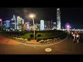 【4K VR360】Night ride experience along Victoria Harbour in Hong Kong | 維港單車夜景遊