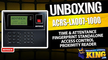 Unboxing - ACRS-LX007-1000 - Time & Attendance Fingerprint Standalone Access Control Reader