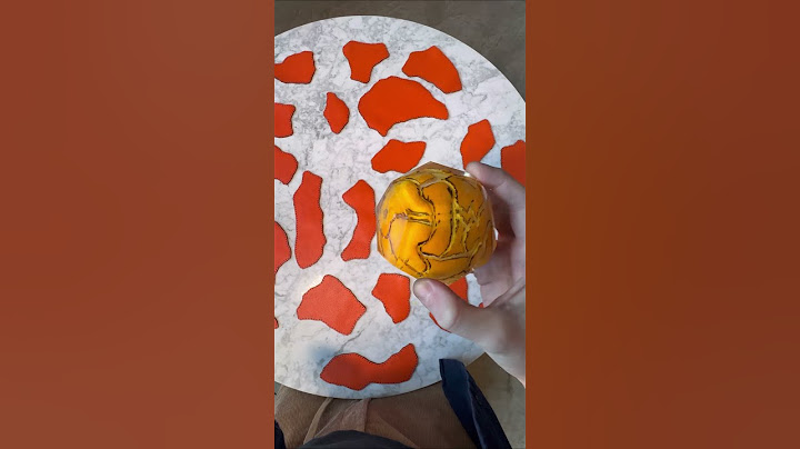Creating a ball that has the panel shapes of a peeled orange